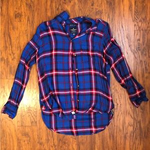 American Eagle Flannel-Boyfriend Fit